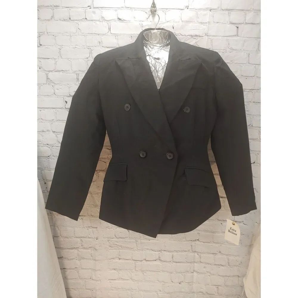 David Benjamin VINTAGE NWOT Women's Size 16 Black Blazer